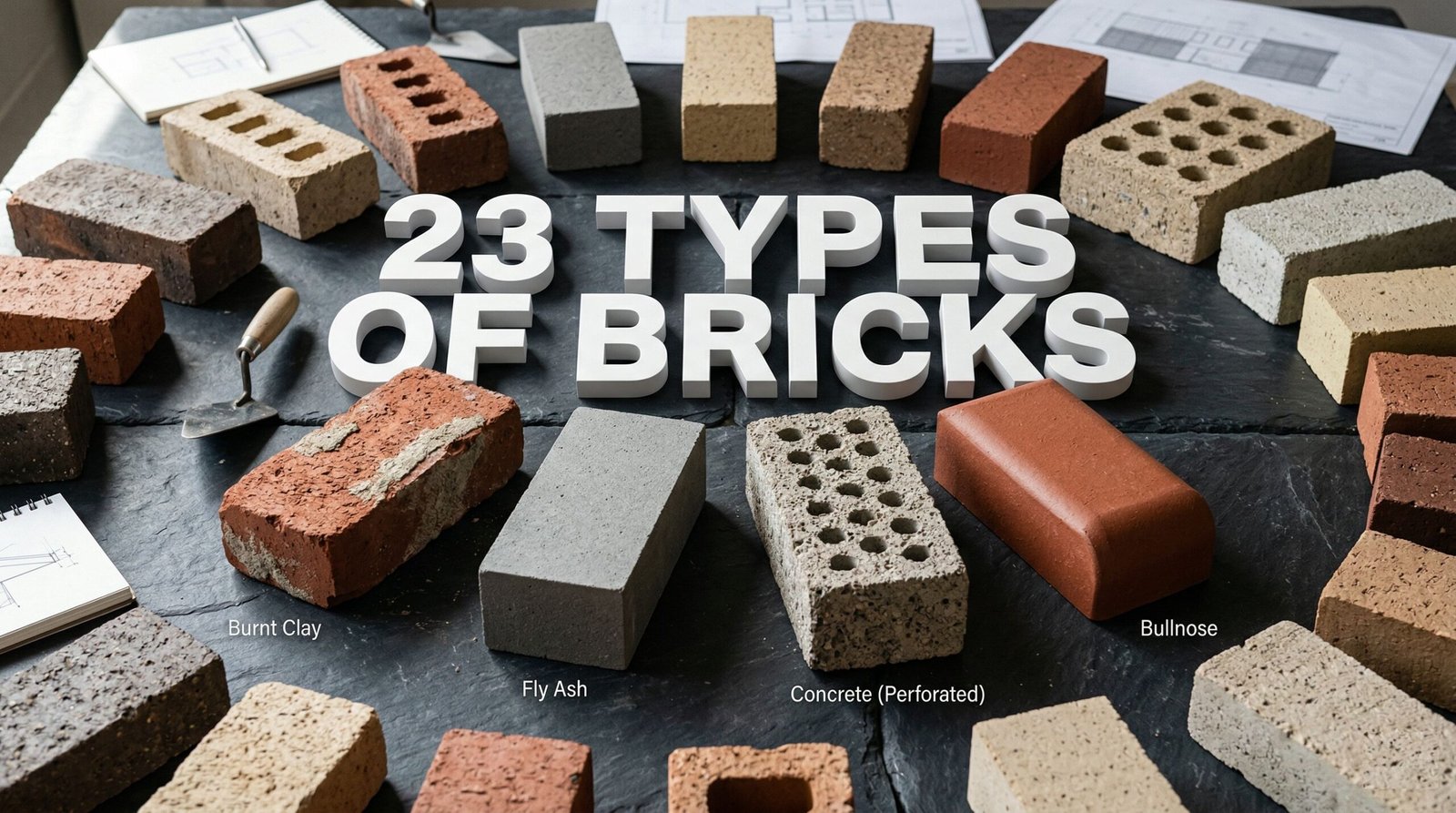 23 types of bricks
