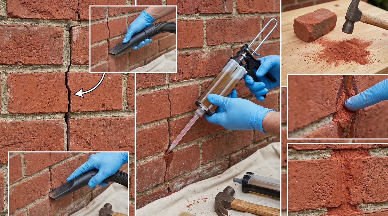 How to Repair Cracked Brick