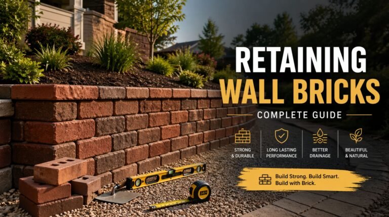Retaining Wall Bricks Guide